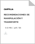 Cartilla de recomendaciones